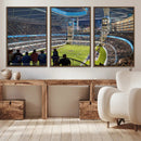 Chicago Dome Stadium Wall Art Canvas Print – Framed Modern