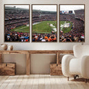 Chicago Bears Soldier Field Wall Art Canvas Print – Framed by MyGreatCanvas | Canvas Wall Art Prints | Photo Prints & Wall Decor