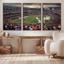 Chicago Bears Soldiers Field Wall Art Canvas Print – Framed by MyGreatCanvas | Canvas Wall Art Prints | Photo Prints & Wall Decor