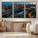 Chicago Bears Soldiers Field Wall Art Canvas Print – Framed
