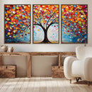 Vibrant Tree of Life Canvas Wall Art – Colorful Abstract by MyGreatCanvas | Canvas Wall Art Prints | Photo Prints & Wall Decor