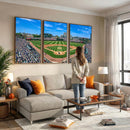 Wrigley Field Baseball Stadium Canvas Wall Art – Packed