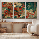 Tsukioka Yoshitoshi Samurai Wall Art – Japanese Katana by MyGreatCanvas | Canvas Wall Art Prints | Photo Prints & Wall Decor