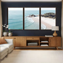 Aerial Beach Wall Art Canvas Print, Coastal Ocean Waves and by MyGreatCanvas | Canvas Wall Art Prints | Photo Prints & Wall Decor