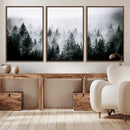 Foggy Pine Forest Canvas Wall Art by MyGreatCanvas | Canvas Wall Art Prints | Photo Prints & Wall Decor