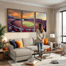 Dooley Stadium Wall Art, Sports Arena Canvas Print, Dooley