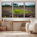 Green Bay Packers Lambeau Field Stadium Wall Art Canvas by MyGreatCanvas | Canvas Wall Art Prints | Photo Prints & Wall Decor