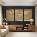 World Map Canvas Print – Framed Travel Map Wall Art for by MyGreatCanvas | Canvas Wall Art Prints | Photo Prints & Wall Decor