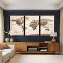 World Map Canvas Print – Framed Travel Map Wall Art for by MyGreatCanvas | Canvas Wall Art Prints | Photo Prints & Wall Decor