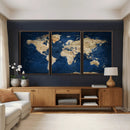World Map Canvas Print – Framed Travel Map Wall Art for by MyGreatCanvas | Canvas Wall Art Prints | Photo Prints & Wall Decor