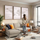 World Map Canvas Print – Detailed Map of the World Wall Art