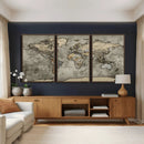 World Map Canvas Print – Detailed Map of the World Wall Art