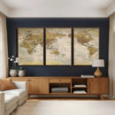 World Map Canvas Print – Detailed Map of the World Wall Art by MyGreatCanvas | Canvas Wall Art Prints | Photo Prints & Wall Decor