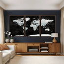 World Map Canvas Print – Framed Push Pin Wall Art, Color by MyGreatCanvas | Canvas Wall Art Prints | Photo Prints & Wall Decor