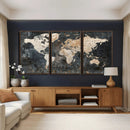 World Map Canvas Print – Detailed Map of the World Wall Art by MyGreatCanvas | Canvas Wall Art Prints | Photo Prints & Wall Decor