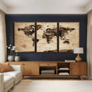 World Map Wall Art Canvas Print by MyGreatCanvas | Canvas Wall Art Prints | Photo Prints & Wall Decor