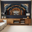 Abstract Wood Grain Canvas Print, Tree Ring Pattern Wall by MyGreatCanvas | Canvas Wall Art Prints | Photo Prints & Wall Decor