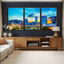 Atlanta Skyline Wall Art Canvas Print, Atlanta Downtown by MyGreatCanvas | Canvas Wall Art Prints | Photo Prints & Wall Decor
