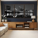 Austin Skyline Wall Art Canvas Print, Austin Downtown Night by MyGreatCanvas | Canvas Wall Art Prints | Photo Prints & Wall Decor