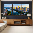 Austin Skyline Wall Art Canvas Print, Austin Downtown Night by MyGreatCanvas | Canvas Wall Art Prints | Photo Prints & Wall Decor