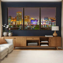Baltimore Skyline Wall Art Canvas Print, Baltimore Downtown by MyGreatCanvas | Canvas Wall Art Prints | Photo Prints & Wall Decor