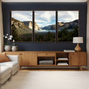 Yosemite Valley Mountain Wall Art Canvas Print, Granite by MyGreatCanvas | Canvas Wall Art Prints | Photo Prints & Wall Decor