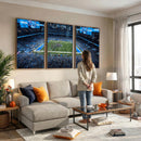 Detroit Lions Stadium Wall Art Canvas Print, Football Field