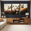 Wild Horse Herd Wall Art Canvas Print, Natural Horse by MyGreatCanvas | Canvas Wall Art Prints | Photo Prints & Wall Decor