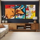 Basquiat Style Bull Graffiti Wall Art Canvas Print, Street by MyGreatCanvas | Canvas Wall Art Prints | Photo Prints & Wall Decor
