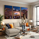Oklahoma Memorial Stadium Wall Art Canvas Print – Oklahoma