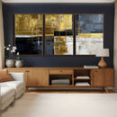 Gold Navy Abstract Wall Art Canvas Print, Modern Luxury by MyGreatCanvas | Canvas Wall Art Prints | Photo Prints & Wall Decor