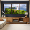Cliffside Lighthouse Wall Art Canvas Print – Coastal by MyGreatCanvas | Canvas Wall Art Prints | Photo Prints & Wall Decor
