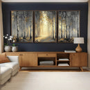 Abstract Birch Forest Wall Art Canvas Print – Modern Neutral by MyGreatCanvas | Canvas Wall Art Prints | Photo Prints & Wall Decor