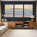 Seagulls Over Ocean Wall Art Canvas Print – Coastal Beach by MyGreatCanvas | Canvas Wall Art Prints | Photo Prints & Wall Decor