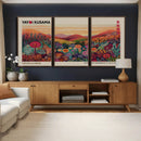 Yayoi Kusama Colorful Landscape Wall Art Canvas Print – by MyGreatCanvas | Canvas Wall Art Prints | Photo Prints & Wall Decor
