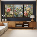 Vintage Birds and Flowers Wall Art Canvas Print, Botanical by MyGreatCanvas | Canvas Wall Art Prints | Photo Prints & Wall Decor