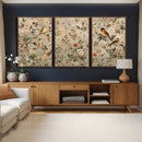 Vintage Birds and Flowers Wall Art Canvas Print, Botanical by MyGreatCanvas | Canvas Wall Art Prints | Photo Prints & Wall Decor