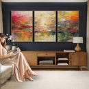 Colorful Abstract Canvas Wall Art — Large Textured Oil by MyGreatCanvas | Canvas Wall Art Prints | Photo Prints & Wall Decor