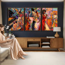 African American Jazz Singer Canvas Art — Red Dress Black by MyGreatCanvas | Canvas Wall Art Prints | Photo Prints & Wall Decor