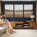 Neutral Wildflower Field Canvas Wall Art — Beige Earth Tone by MyGreatCanvas | Canvas Wall Art Prints | Photo Prints & Wall Decor