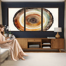 Natural Wood Slice Wall Art Canvas Print, Tree Ring Wall by MyGreatCanvas | Canvas Wall Art Prints | Photo Prints & Wall Decor