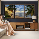 Mar Chiquita Beach Puerto Rico Canvas Wall Art, Manati Caribbean Coastal Photography Print, Tropical Ocean Sunset Decor by MyGreatCanvas | Canvas Wall Art Prints | Photo Prints & Wall Decor