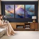 Colorful Abstract Canvas Wall Art Print, Vibrant Popup Color Art Print