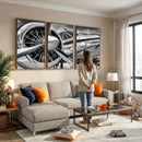 Vintage Antique Airplane Wall Art Canvas Print
