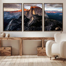 Half Dome Yosemite Wall Art – Majestic Mountain Landscape by MyGreatCanvas | Canvas Wall Art Prints | Photo Prints & Wall Decor