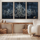 Dark Chandelier Wall Art Canvas Print by MyGreatCanvas | Canvas Wall Art Prints | Photo Prints & Wall Decor