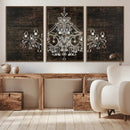 Rustic Chandelier Canvas Print by MyGreatCanvas | Canvas Wall Art Prints | Photo Prints & Wall Decor
