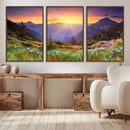 Mountain and Spring Wall Art Canvas Print by MyGreatCanvas | Canvas Wall Art Prints | Photo Prints & Wall Decor