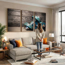 Dambell and Sport Wall Art Canvas Print