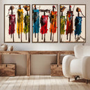Abstract African Women Wall Art Canvas Print by MyGreatCanvas | Canvas Wall Art Prints | Photo Prints & Wall Decor
